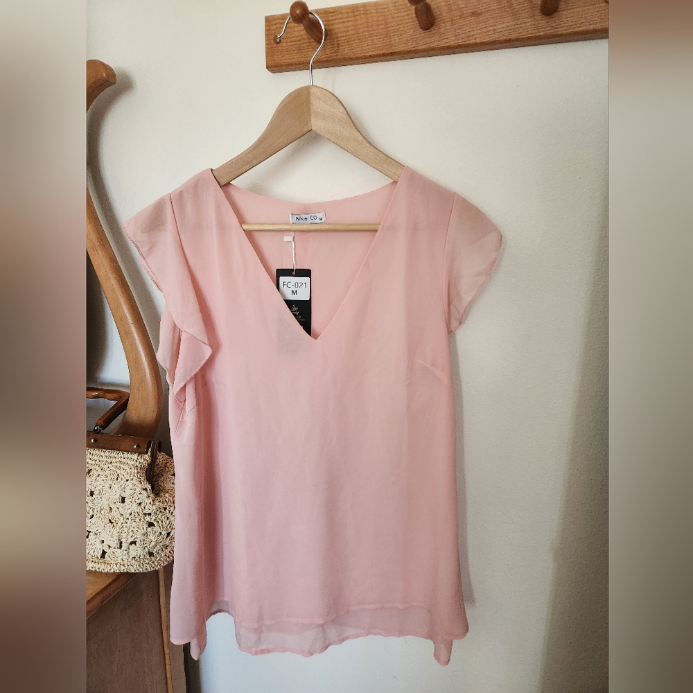 Alice Co Pink Blouse